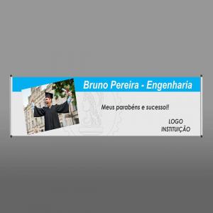 Faixa Formatura Tamanho Personalizado Lona 440g Horizontal 4x0   